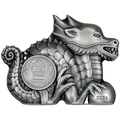 1000 Tögrög Great Silver Dragon front