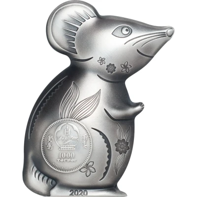 1000 Tögrög Witty Silver Mouse front