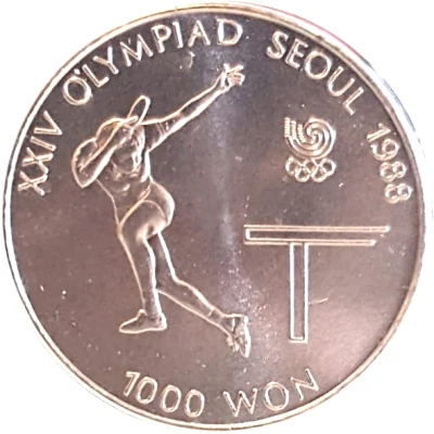 1000 Won Table Tennis back