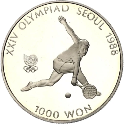 1000 Won Tennis back