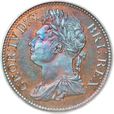 1⁄100 Dollar - George IV Pattern front