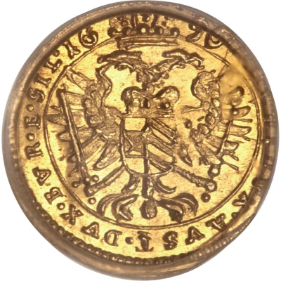 1⁄12 Ducat - Leopold I Breslau back