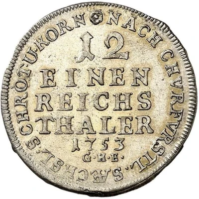 1⁄12 Reichsthaler - Francis Josias back