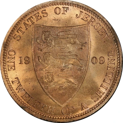 1⁄12 Shilling - Edward VII back