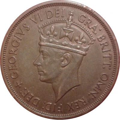 1⁄12 Shilling - George VI Liberation ND front