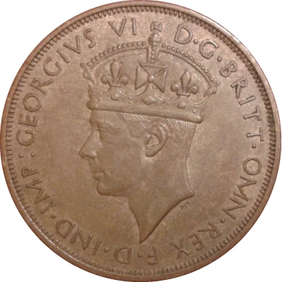 1⁄12 Shilling - George VI front