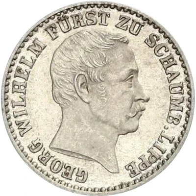 1⁄12 Thaler / 2½ Silbergroschen - George William front