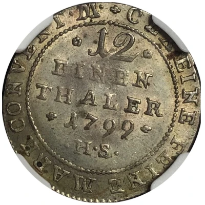 1⁄12 Thaler - Alexius Frederick Christian back