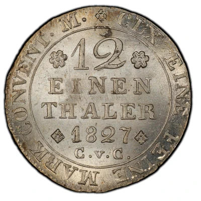 1⁄12 Thaler - Charles II back