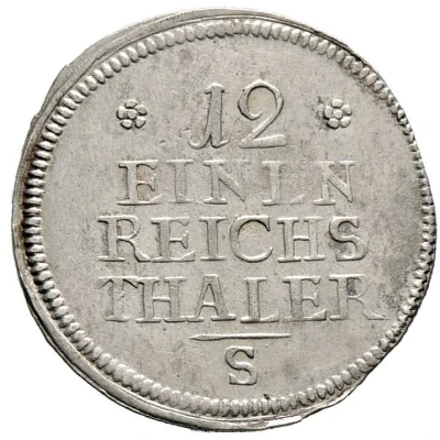 1⁄12 Thaler - Charles William Frederick back