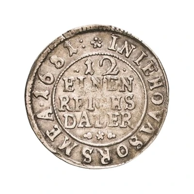 1⁄12 Thaler - Charles XI back