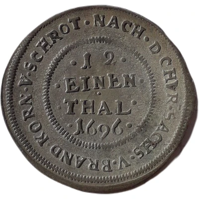 1⁄12 Thaler - Christian Ernest back