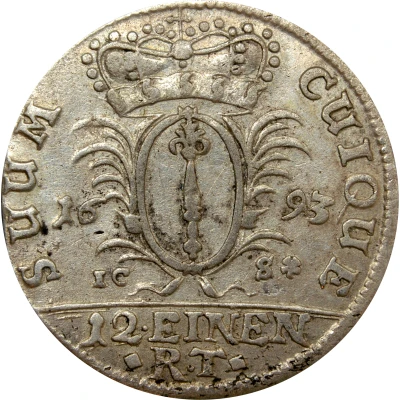 1⁄12 Thaler - Frederick III back