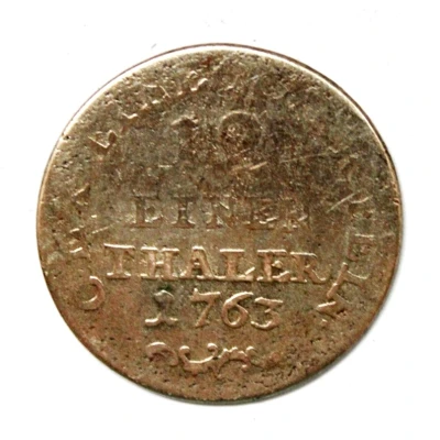 1⁄12 Thaler - Frederick III back