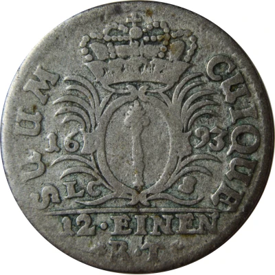 1⁄12 Thaler - Frederick III back