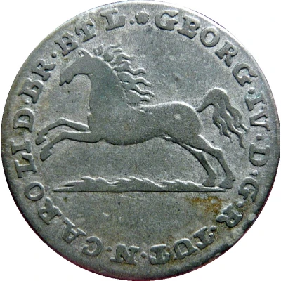 1⁄12 Thaler - George IV front