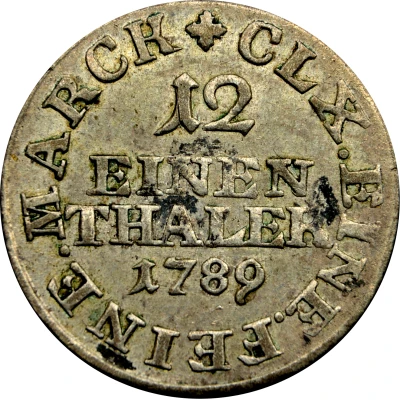 1⁄12 Thaler - Henry XI back