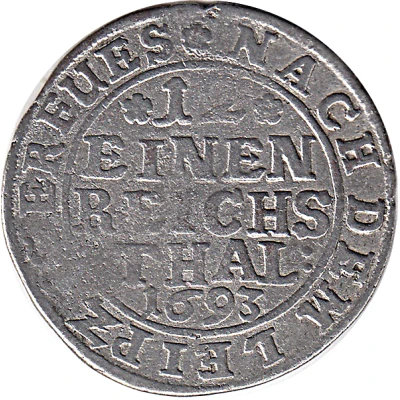 1⁄12 Thaler - Jobst Edmund of Brabeck back