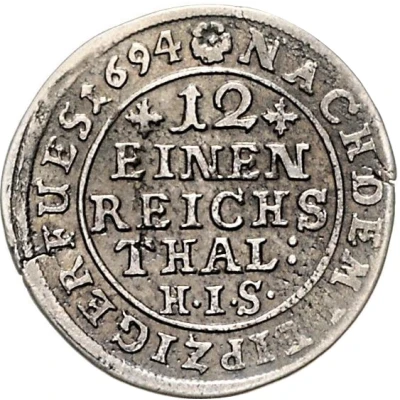 1⁄12 Thaler - Jobst Edmund of Brabeck back