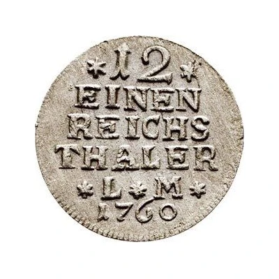 1⁄12 Thaler - Victor II Frederick back