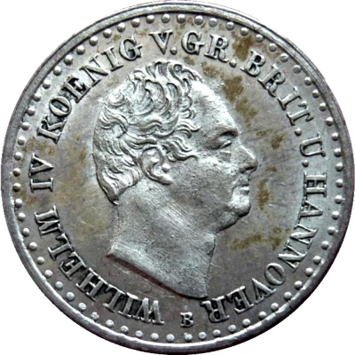 1⁄12 Thaler - William IV front