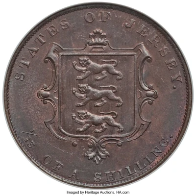 1⁄13 Shilling - Victoria back