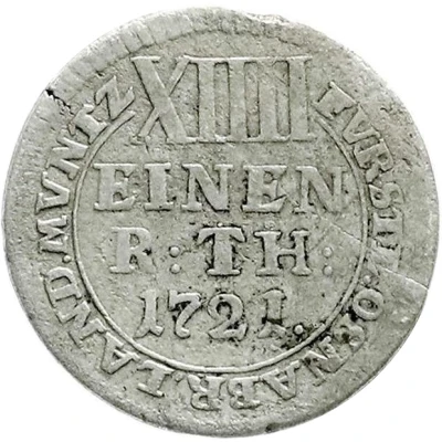 1⁄14 Thaler - Ernest August II of York back