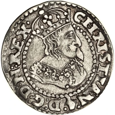 1⁄16 Reichs Thaler - Christian IV Legend type II; bust type II front