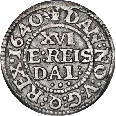 1⁄16 Reichs Thaler - Christian IV Legend type I back