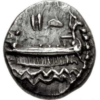 1⁄16 Shekel - Abdashtart I 354 BC - 353 BC front