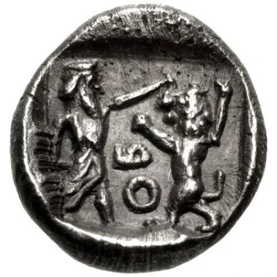 1⁄16 Shekel - Abdashtart I 354 BC - 353 BC back