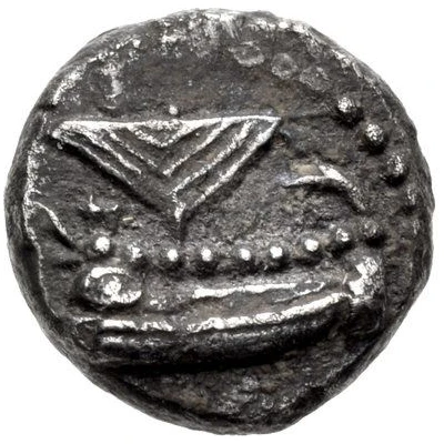 1⁄16 Shekel 450 BC - 435 BC front