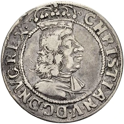 1⁄16 Thaler - Christian V front