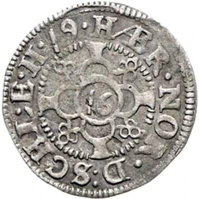 1⁄16 Thaler - Frederick III back