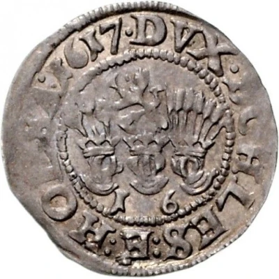 1⁄16 Thaler - Frederick III back