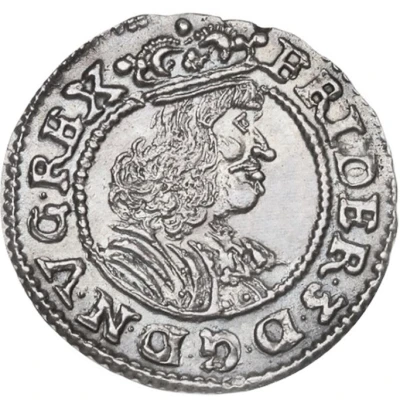 1⁄16 Thaler - Frederik III Armored bigger bust front