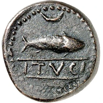 1⁄2 Æ Unit 80 BC - 30 BC front