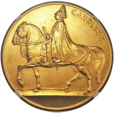 12 Ducat - Carol II Galben Mare front