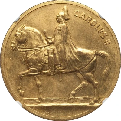 12 Ducat - Carol II Pattern front