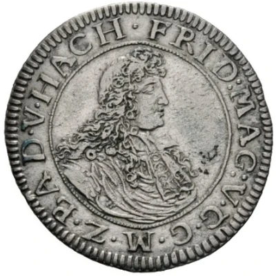 12 Kreuzer - Frederick VII Magnus ND front