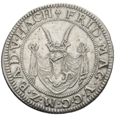 12 Kreuzer - Frederick VII Magnus ND front