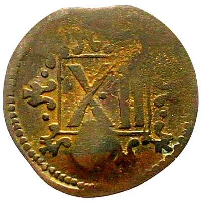 12 Pfennigs - Frederick William of Brandenburg back