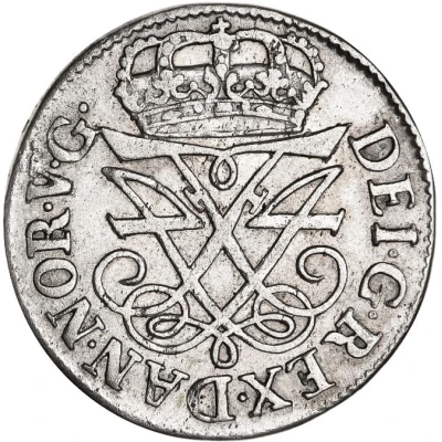 12 Skilling Dansk - Frederik IV "TOLF" Type front