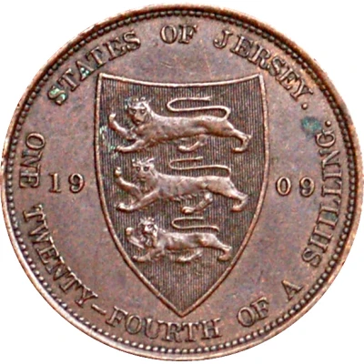 1⁄24 Shilling - Edward VII back