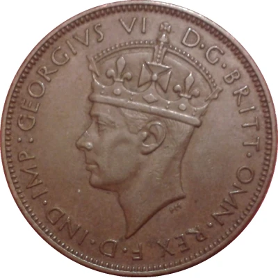 1⁄24 Shilling - George VI front