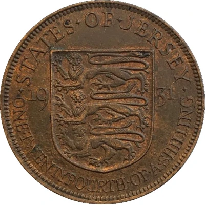 1⁄24 Shilling - George V back