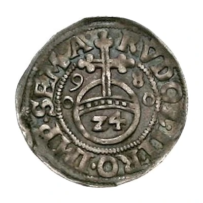 1⁄24 Thaler, 1 Reichsgroschen - Anthony of Schaumburg back