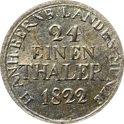 1⁄24 Thaler - Alexius Frederick Christian back