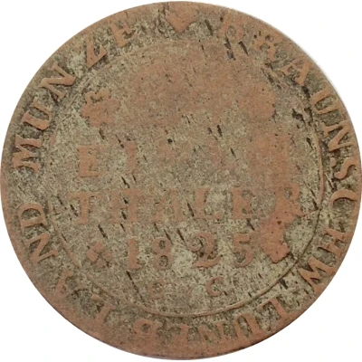 1⁄24 Thaler - Charles II back