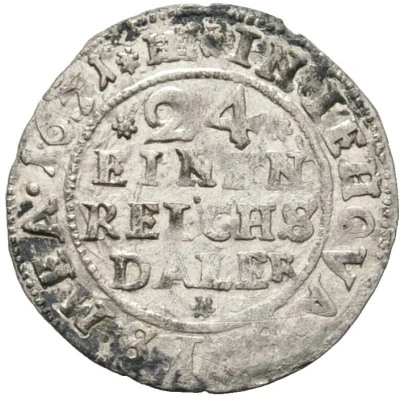 1⁄24 Thaler - Charles XI back